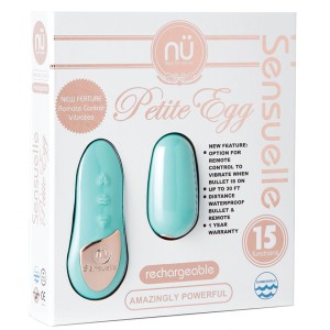 Sensuelle Remote Control 15 Function Petite Egg-t Blue