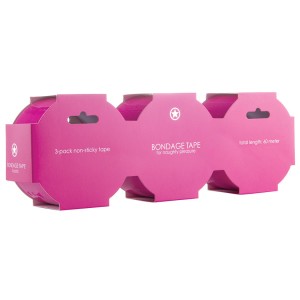 Ouch! Bondage Tape-pink (3 Pack)