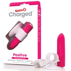 Charged Positive Rechargeable Vibe Strawberry
