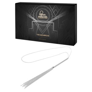 Bijoux Magnifique Whip Necklace-silver