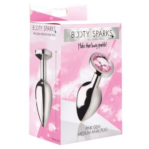 Pink Gem Anal Plug Medium