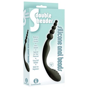 The 9s S-double Header Double Ended Silicone Anal Beads