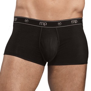 Male Power Bamboo Low Rise Mini Short-black X-large