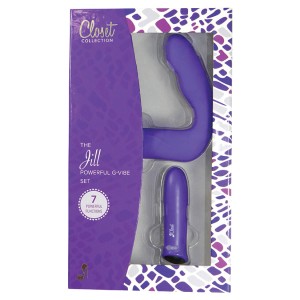 Jill Rechargeable G-vibe Set-purple