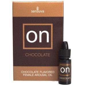 On Chocolate Flavored Female Arousal Oil .17 Oz. Large Box