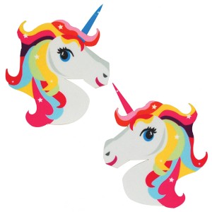 Neva Nude Nipztix Unicorn Unicorn-white. Blue Horn/pink Horn