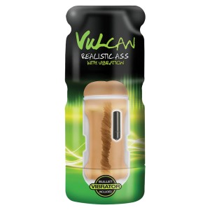Cyberskin Vulcan Realistic Ass With Vibration  Mocha
