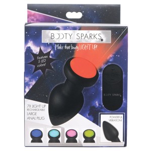 Booty Sparks 7x Light Up Rechargeable Anal Plug-large