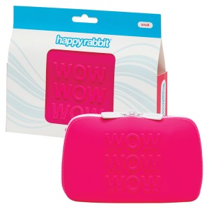 Happy Rabbit Wow Storage Zip Bag-pink Small