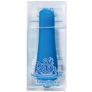 Soft Rain Power Bullet 3 Inch Breeze Coated 7  Function Blue