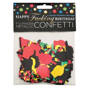 Happy Fucking Birthday Fu Finger Confetti