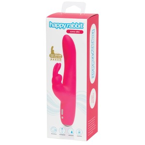 Happy Rabbit Slimline G-spot Rechargeable  Rabbit Vibrator Pink