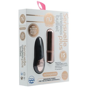 Sensuelle Wireless Bullet Plus With Remote Control-rose Gold