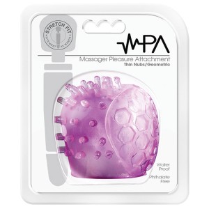 Massager Pleasure Attachment-thin Nubs/geometric