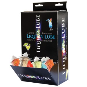 Liquor Lube 7 Assorted Flavors 50 Pcs Display