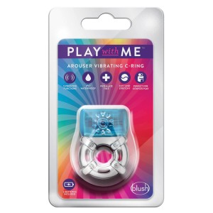 Play With Me One Night Stand Vibrating C-ring-blue
