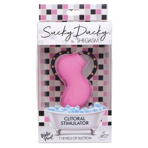 Shegasm Sucky Ducky 7x Clitoral Stimulator-pink