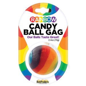 Rainbow Candy Ball Gag