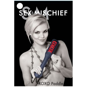 Sex And Mischief Xoxo Paddle Black