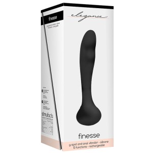 Elegance Finesse G-spot And Prostate Vibe-black