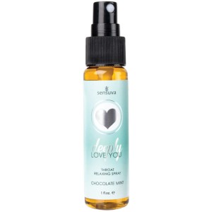 Sensuva Deeply Love You Throat Relaxing Spray-chocolate Mint 1oz