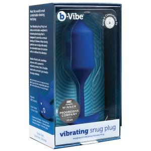 B-vibe Vibrating Snug Plug-navy Xl