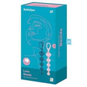 Satisfyer Beads-pink/green (set Of 2)