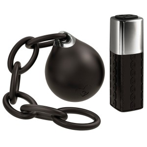 Lust Linx-ball & Chain 10 Remote Control Egg-black
