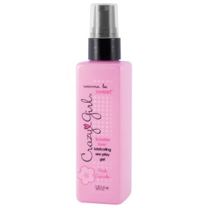 Crazy Girl Lickable Love Sex-play Gel-pink Cupcake 3.38oz (bulk)