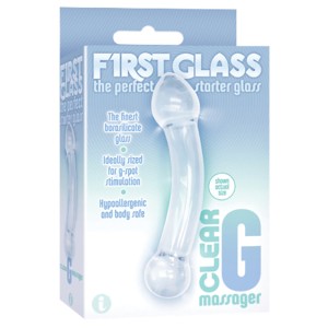 The 9s First Glass Clear G Massager