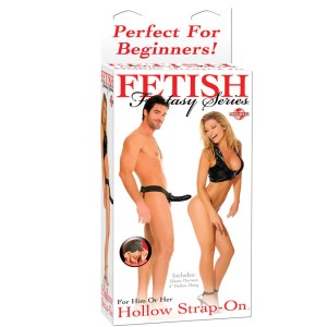 Fetish Fantasy Series For Him Or Her Hollow Strap-on Black