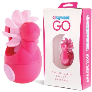 Sqweel Go! Oral Sex Massager-pink
