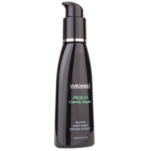 Aqua Candy Apple Flavored Water-based Lubricant 4 Oz.