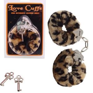 Plush Love Cuffs Leopard