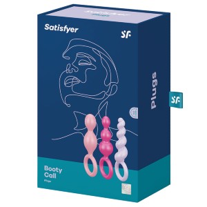 Satisfyer Plugs-assorted Colors (set Of 3)