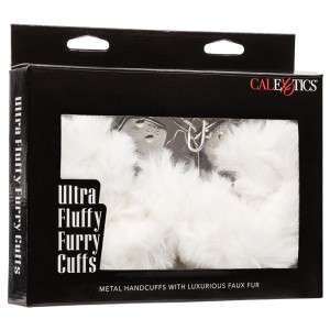 Ultra Fluffy Furry Cuffs-white