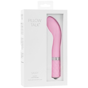 Pillow Talk Sassy G-spot Vibe  With Swarovski Crystal Pink