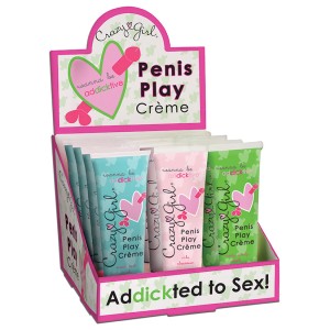 Crazy Girl Penis Play Cr√®me 3.5oz Display Of 12