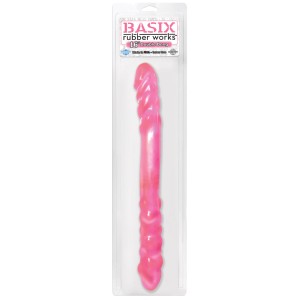 Basix 16 Inch Double Dong Pink