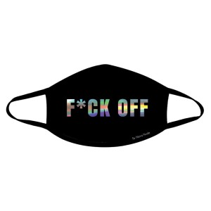 Neva Nude Black With Fck Mask-fck In Holo