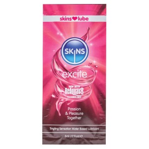 Skins Excite Water Based Lubricant 5ml Foil