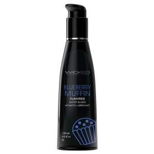 Wicked Aqua Flavored Lube-blueberry Muffin 4oz