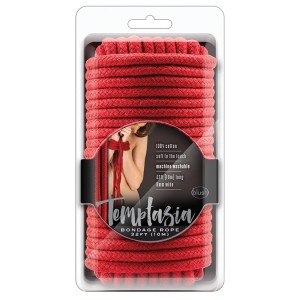 Temptasia Bondage Rope 32 Feet Red