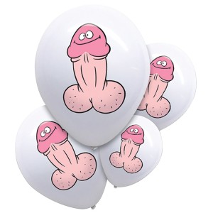 Willy Pecker Balloons 6pk
