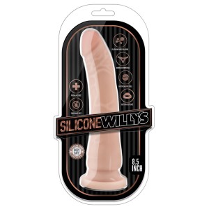 Silicone Willys 8.5 Inch Silicone Dildo Vanilla