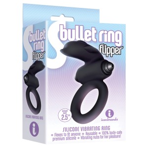 The 9s Bullet Ring Flipper-black