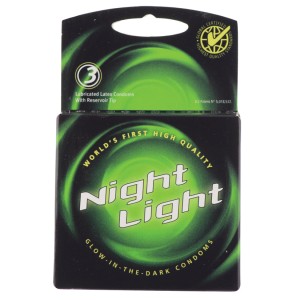 Night Light Lubricated Condoms 3 Pack