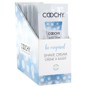 Coochy Shave Cream Be Original 15 Ml Foils 24 Count Display