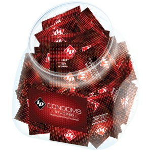 Id Studded Condoms Jar Of 144