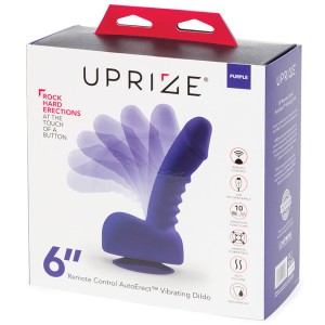 Uprize Remote Control Rising Realistic Dildo-purple 6